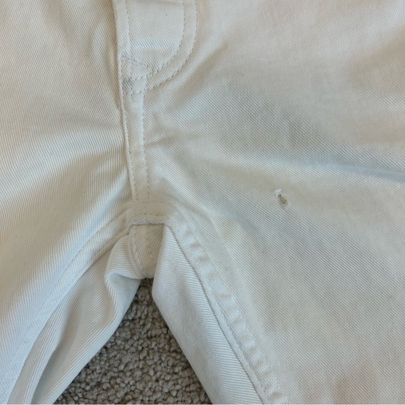 TOPMAN white distressed denim Jean shorts Sz 30🇨🇦 - Picture 3 of 9